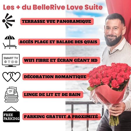 Bellerive Love Suite Magnifique Vue Lac Амфион-ле-Бен Экстерьер фото