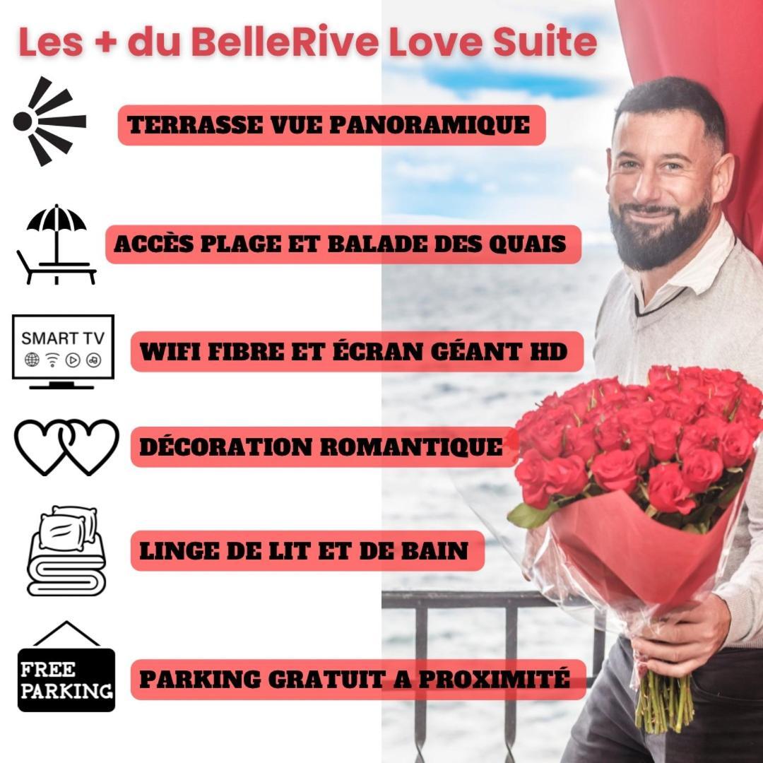 Bellerive Love Suite Magnifique Vue Lac Амфион-ле-Бен Экстерьер фото